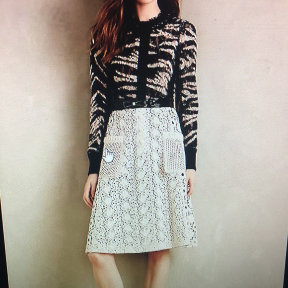 *RARE and NEW* Byron Lars Lace Tigre Dress - 2P - Picture 12 of 16